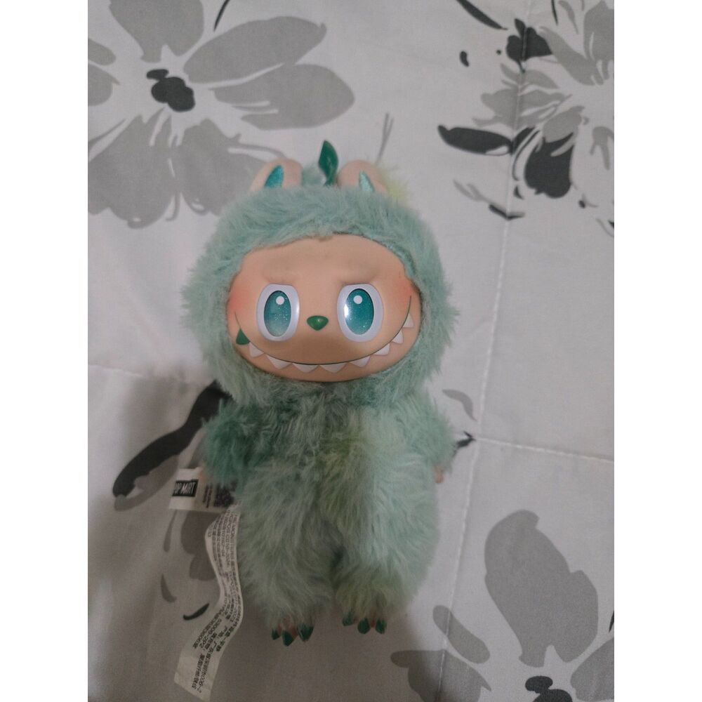 POP MART Labubu The Monsters Have a Seat QUQU Green Vinyl Plush Pendant 2024